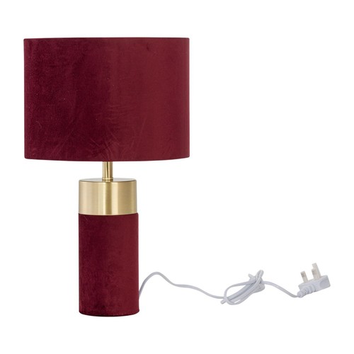 Modern burgundy velvet - velvet, 42cm