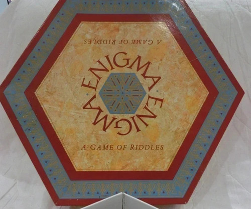 Enigma game riddles board - a, of