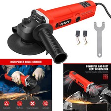 Heavy Duty 5000W Electric Angle Grinder Corded Cutting Grinding 115mm 12000rpm