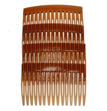 4 Pack 7cm Tort Brown Side Hair Combs Slides Clips Hair Accessories