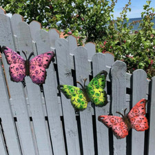 OUTDOOR GARDEN METAL BUTTERFLY