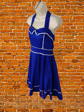 HEARTS & ROSES BLUE DRESS L