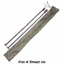 KORUM DAY SHELTER LITE SPARE TENSION ADJUSTABLE SUPPORT POLES NEW - FISHING