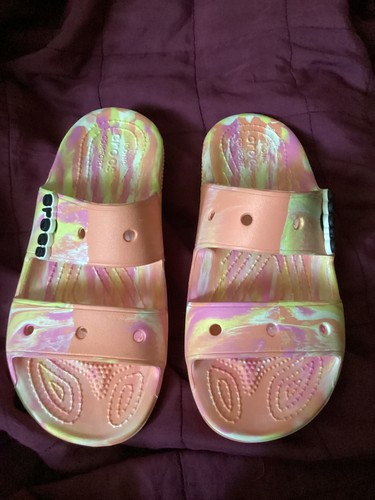 Crocs peach orange marble - , 2