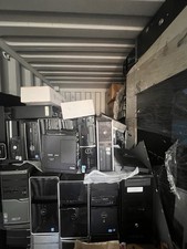 Bulk IT Equipment Job Lot – Dell PCs, Monitors, Cables – Spares/Repairs