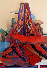 Rare 3D wooden Dinosaur World