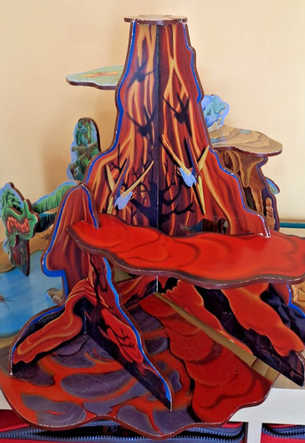 Rare wooden dinosaur world - 3d,