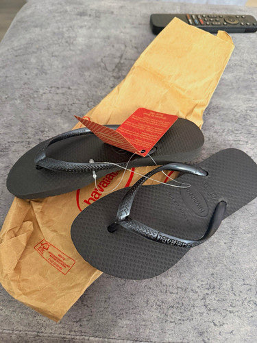 Havaianas black rubber - black,