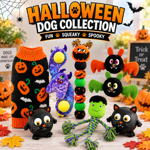 Halloween spooky dog toys - dog,
