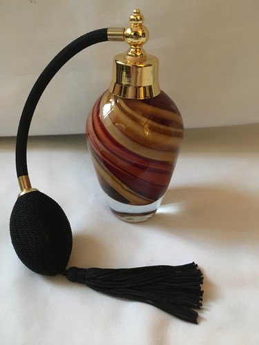 Art glass perfume bottle - glass,