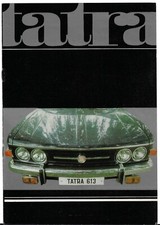 Tatra 613 1976 Export Markets Sales Brochure In German