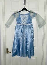VINTAGE Narnia WHITE WITCH Ice Queen Costume Kids 4-7 Yrs Fancy Dress Woolworths