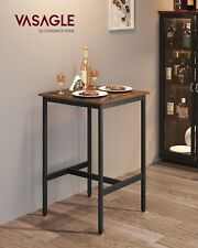 VASAGLE Bar Table Square Tall