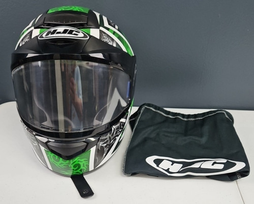 Hjc motorcycle helmet green - hjc,