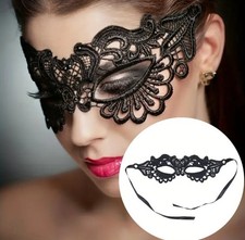 Elegant Black Lace Eye Mask
