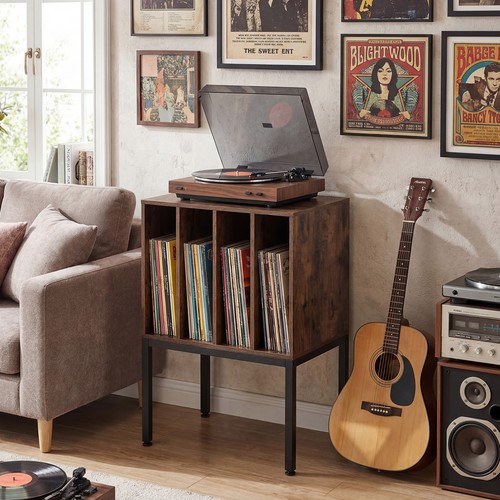 Vinyl turntable stand with - vinyl, 4