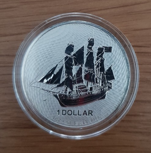 1oz silver hms bounty coin - 1oz,