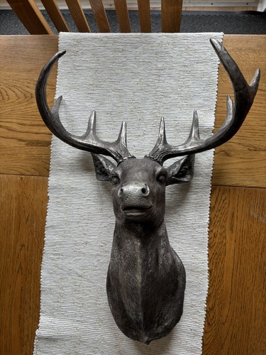 Large resin stag deer head - large,