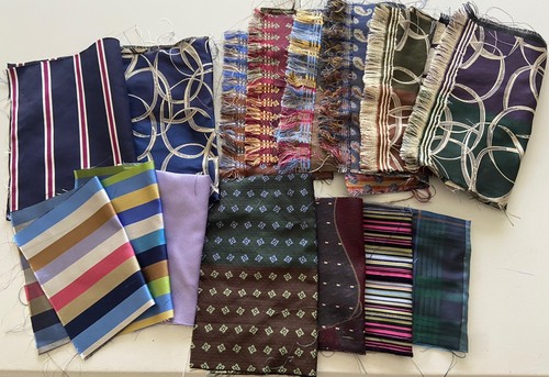 Bundle pieces silk brocade - 15,