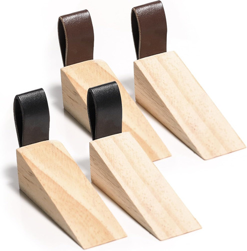 4pcs wooden door stop - 4pcs,
