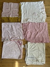 Baby Girl Blankets Bundle