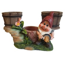 GARDEN GNOMES LARGE PLANT POT