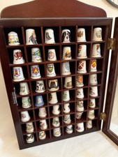 Thimble Display Cabinet Brown
