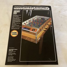 Associated Leisure - Garlando Football Table  Advert / Flyer Original - A4