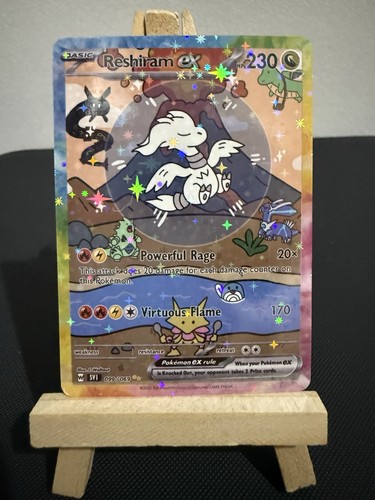 Bubble reshiram pokemon - -, card