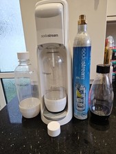 Soda Stream Machine A200 + Part Full CO2 GAS Sparkling Fizzy Water+3 Bottles