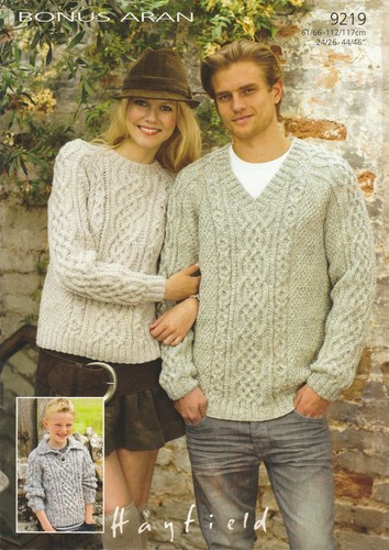 Family sweater jumper aran - family,