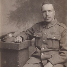 WW1 RPPC Photo British Soldier