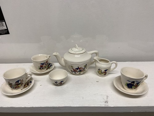 Noddy tea service set 1950s - noddy,