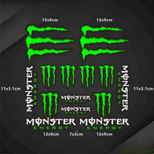 MONSTER ENERGY Decal Sticker  UNIVERSAL FIT Car Drift Rally Garage Motorcycle