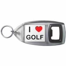 Golf I Love Heart Bottle