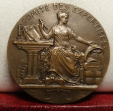 33mm french bronze medal