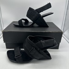 United Nude loop Sandals Rugged Leather Boxed Sz Uk 6 Eur 39 Black  Rare
