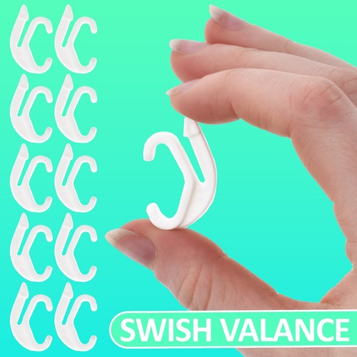 Curtain hooks x10 - hooks, swish