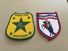 Two 1980’s Cloth Speedway Badges