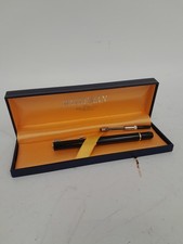 Vintage Waterman Laurent Black Fountain Pen Made in France Boxed