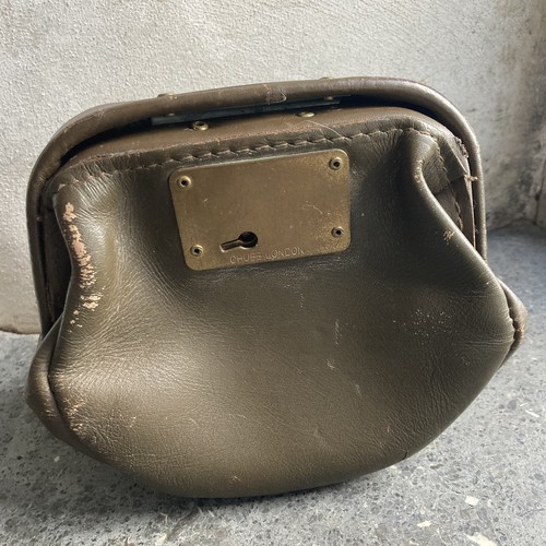 Vintage district bank - bank, leather