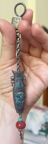 Antique chinese silver - chinese, enamel