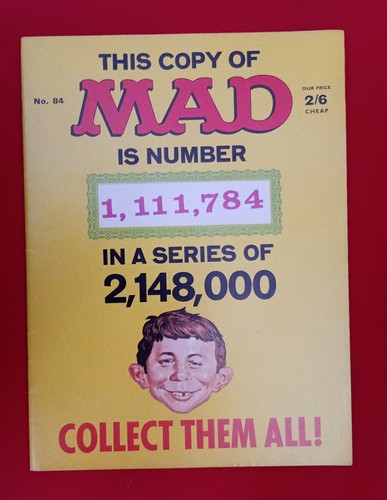 Mad magazine uk edition - mad, #84