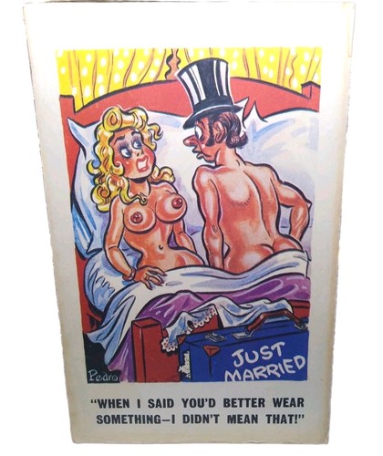 Retro saucy seaside postcard - saucy,