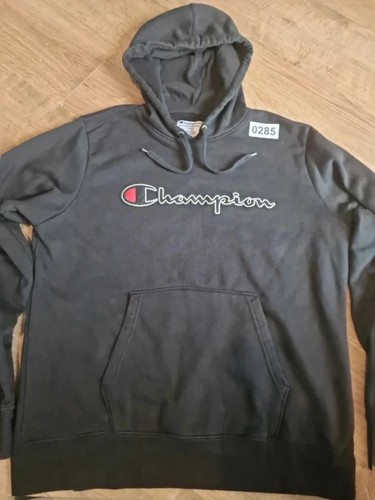 Champion black hoodie with - black,