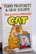 * Rare Signed * Terry Pratchett & Gray Jolliffe The Unadulterated Cat 1992