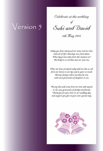 Personalised wedding favour - 25,