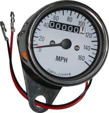 Speedo 60mm 2:1 MPH White face with Chrome Body