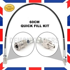 AIR RIFLE PCP GUN CHARGING FILL HOSE WHIP PUMP ADAPTER CONNECTOR FOSTER COUPLER