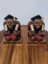 Old Bookends with Monkey